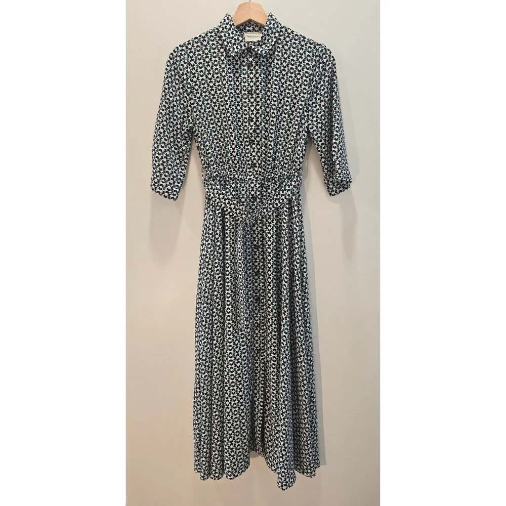 Geometric Patterned Midi Dress - Picture 1 of 7